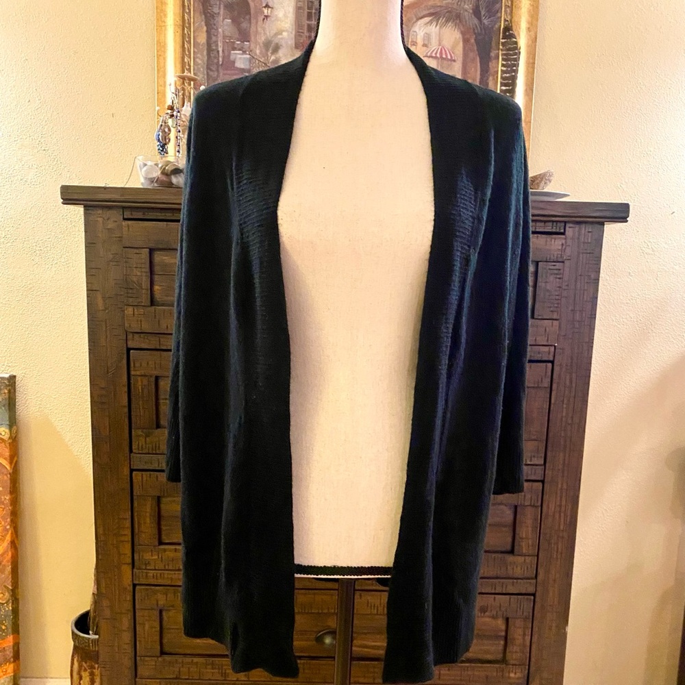 Designers Originals Women's black 3/4 sleeve cardigan